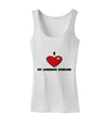 I Heart My Awesome Husband Womens Petite Tank Top by TooLoud-TooLoud-White-X-Small-Davson Sales