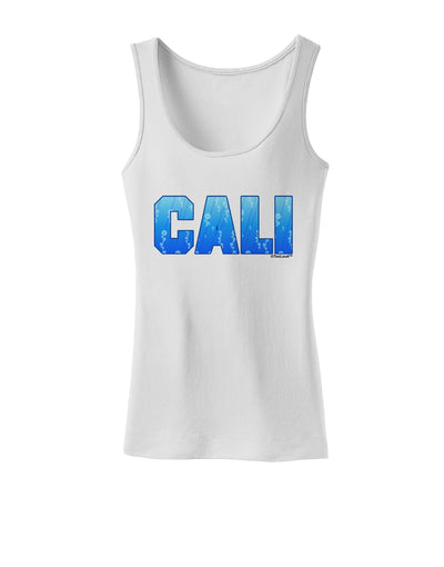 Cali Ocean Bubbles Womens Tank Top by TooLoud-Womens Tank Tops-TooLoud-White-X-Small-Davson Sales