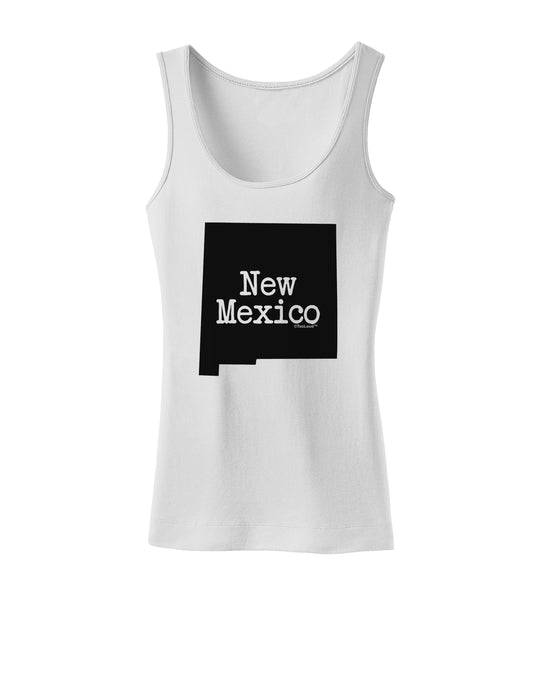 New Mexico - United States Shape Womens Tank Top by TooLoud-Womens Tank Tops-TooLoud-White-X-Small-Davson Sales