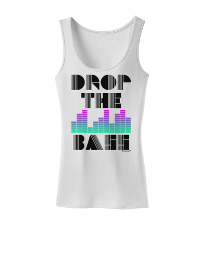 Drop the Bass Womens Tank Top-Womens Tank Tops-TooLoud-White-X-Small-Davson Sales