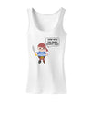 Swim With the Fishes- Petey the Pirate Womens Tank Top-Womens Tank Tops-TooLoud-White-X-Small-Davson Sales