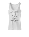 Salt in the Air Sand in My Hair - Mermaid Womens Tank Top-Womens Tank Tops-TooLoud-White-X-Small-Davson Sales