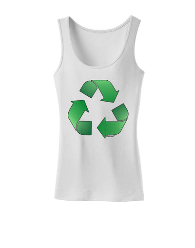 Recycle Green Womens Tank Top by TooLoud-Womens Tank Tops-TooLoud-White-X-Small-Davson Sales