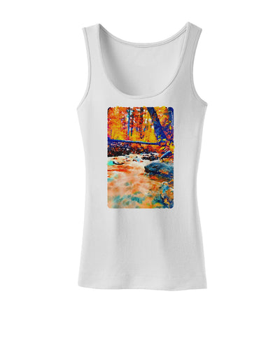 Mt Shavano Colorado Watercolor Womens Tank Top-Womens Tank Tops-TooLoud-White-X-Small-Davson Sales