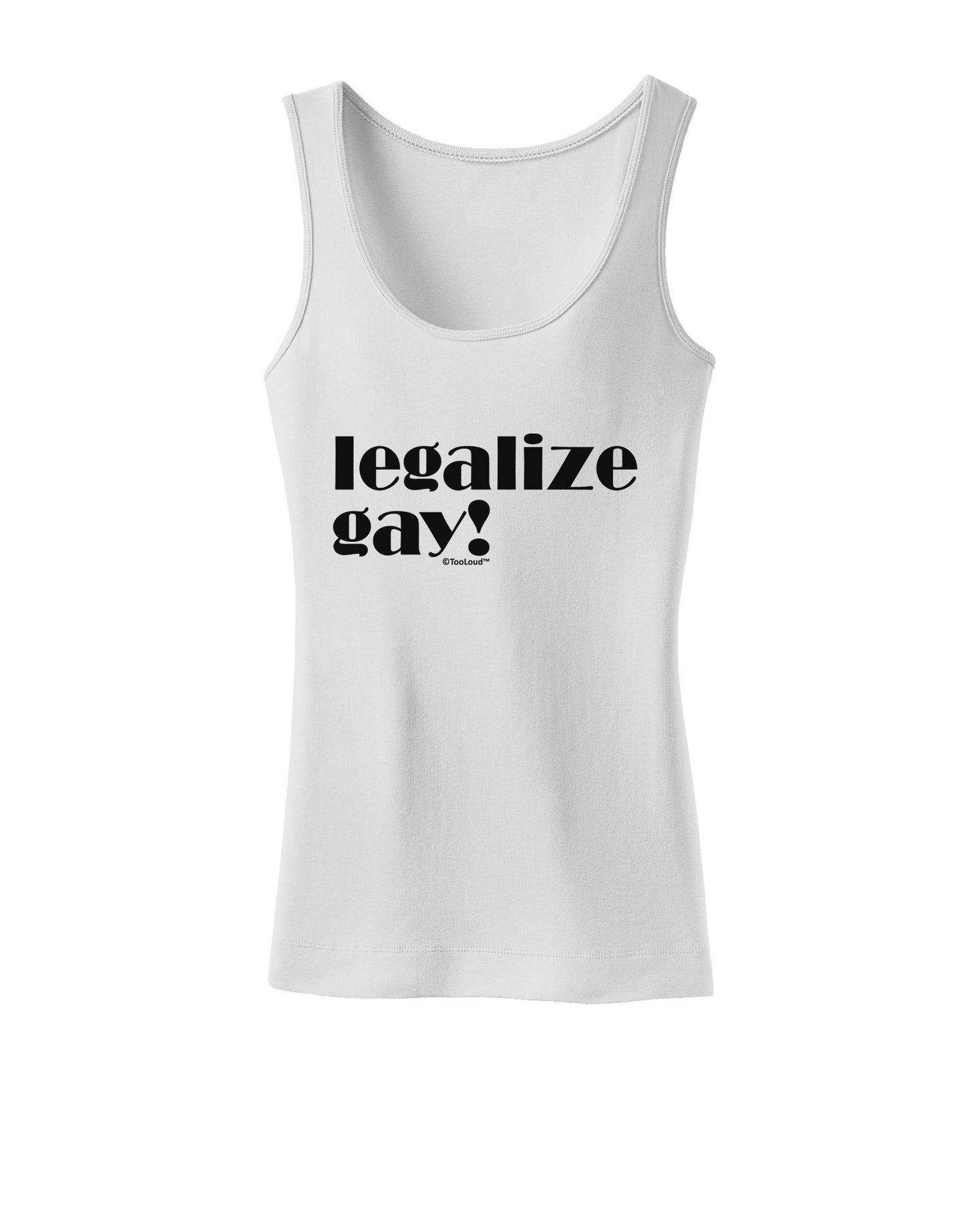 Legalize Gay Womens Tank Top-Womens Tank Tops-TooLoud-White-X-Small-Davson Sales
