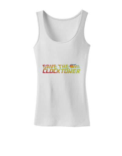 Save The Clock Tower Womens Petite Tank Top by TooLoud-TooLoud-White-X-Small-Davson Sales