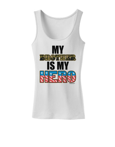 My Brother is My Hero - Armed Forces Womens Tank Top by TooLoud-Womens Tank Tops-TooLoud-White-X-Small-Davson Sales