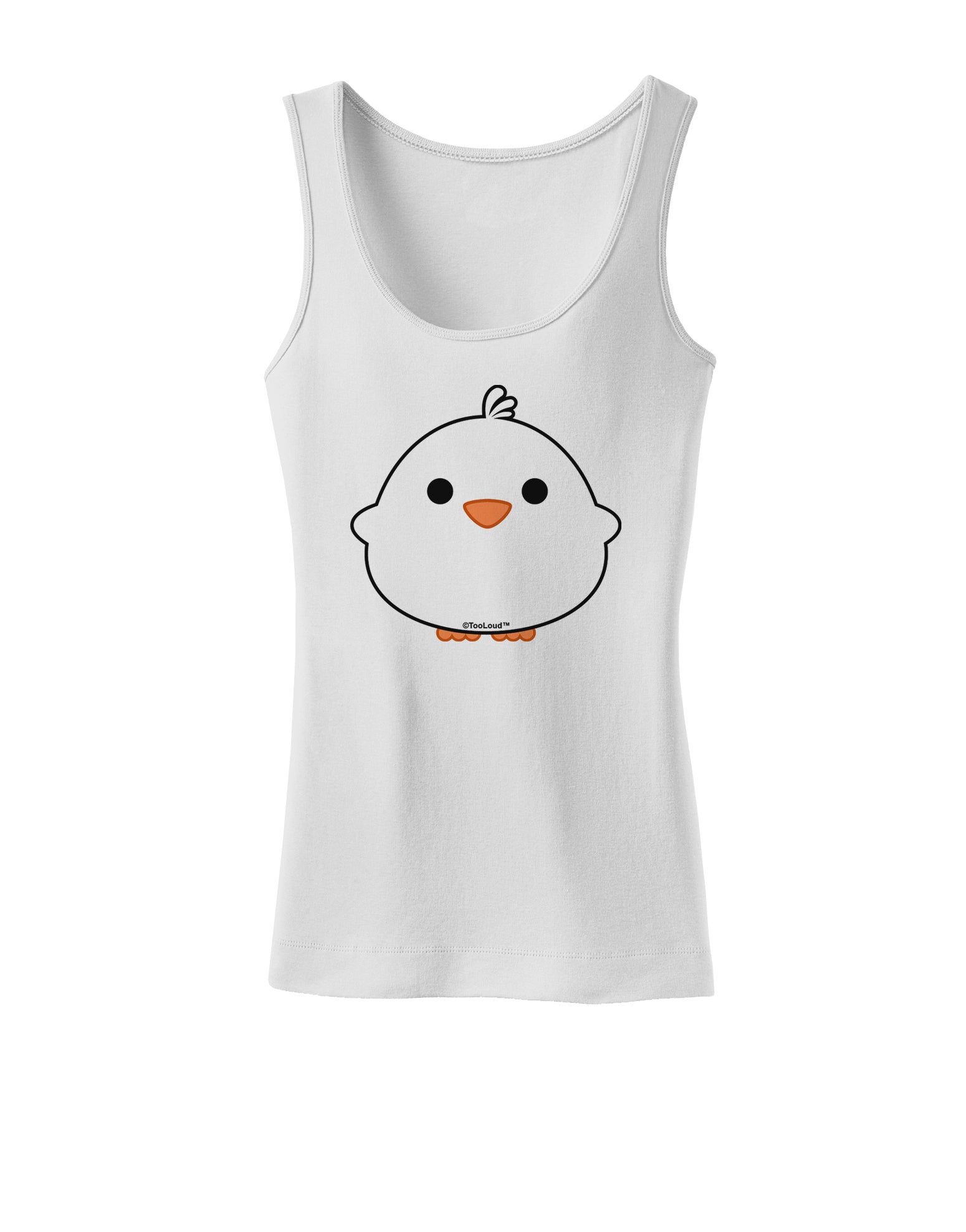 Cute Little Chick - White Womens Tank Top by TooLoud-Womens Tank Tops-TooLoud-White-X-Small-Davson Sales