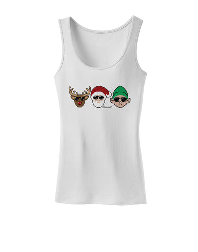 The X-mas Squad Womens Tank Top-Womens Tank Tops-TooLoud-White-X-Small-Davson Sales