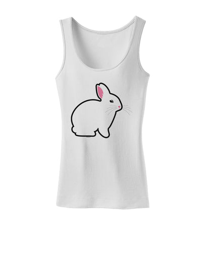 Cute Bunny Rabbit Easter Womens Tank Top-Womens Tank Tops-TooLoud-White-X-Small-Davson Sales