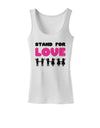 Stand For Love Pink Womens Tank Top-Womens Tank Tops-TooLoud-White-X-Small-Davson Sales