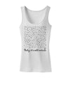 Baby It's Cold Outside Falling Snowflakes - Christmas Womens Tank Top-Womens Tank Tops-TooLoud-White-X-Small-Davson Sales