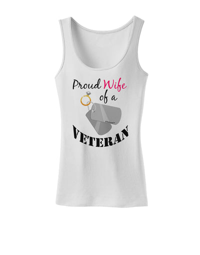 Wife of Veteran Womens Tank Top-Womens Tank Tops-TooLoud-White-X-Small-Davson Sales