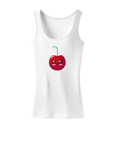 Sheri Cherry Womens Tank Top-Womens Tank Tops-TooLoud-White-X-Small-Davson Sales