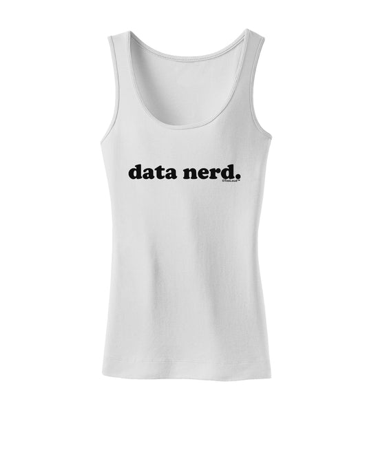 Data Nerd Simple Text Womens Tank Top by TooLoud-Womens Tank Tops-TooLoud-White-X-Small-Davson Sales