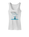 Let It Snow Happy Snowman Womens Tank Top-Womens Tank Tops-TooLoud-White-X-Small-Davson Sales