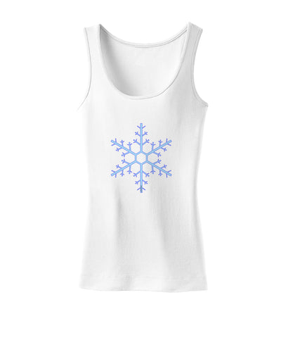 Snowflake Christmas Womens Tank Top-Womens Tank Tops-TooLoud-White-X-Small-Davson Sales