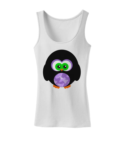 Cute Owl Halloween Womens Tank Top-Womens Tank Tops-TooLoud-White-X-Small-Davson Sales