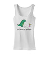 My T-Rex Ate Your Stick Family - Color Womens Tank Top by TooLoud-Womens Tank Tops-TooLoud-White-X-Small-Davson Sales