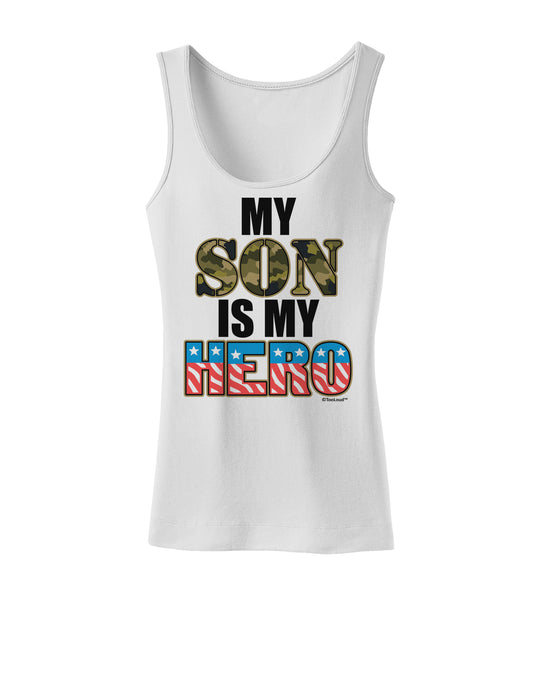 My Son is My Hero - Armed Forces Womens Tank Top by TooLoud-Womens Tank Tops-TooLoud-White-X-Small-Davson Sales