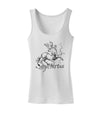 Sagittarius Illustration Womens Tank Top-Womens Tank Tops-TooLoud-White-X-Small-Davson Sales