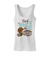 God put Angels on Earth and called them Cowboys Womens Petite Tank Top-Womens Tank Tops-TooLoud-White-X-Small-Davson Sales