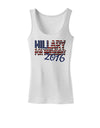 Hillary for President Flag Womens Tank Top-Womens Tank Tops-TooLoud-White-X-Small-Davson Sales