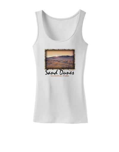 Colorado Sand Dunes Text Womens Tank Top-Womens Tank Tops-TooLoud-White-X-Small-Davson Sales