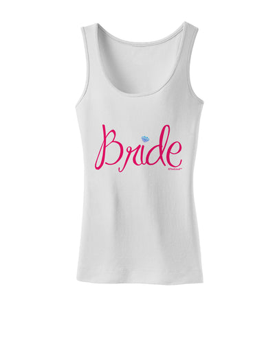 Bride Design - Diamond - Color Womens Tank Top-Womens Tank Tops-TooLoud-White-X-Small-Davson Sales