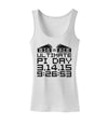 Ultimate Pi Day Design - Mirrored Pies Womens Tank Top by TooLoud-Womens Tank Tops-TooLoud-White-X-Small-Davson Sales