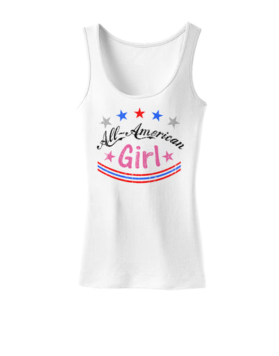 All-American Girl Womens Tank Top-Womens Tank Tops-TooLoud-White-X-Small-Davson Sales