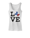 Texas Love Distressed Design Womens Tank Top by TooLoud-Womens Tank Tops-TooLoud-White-X-Small-Davson Sales