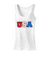 Collegiate USA Womens Tank Top-Womens Tank Tops-TooLoud-White-X-Small-Davson Sales