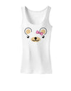 Kyu-T Ears - Beartholomea Girl Teddy Bear Womens Tank Top-Womens Tank Tops-TooLoud-White-X-Small-Davson Sales