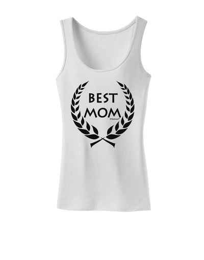 Best Mom - Wreath Design Womens Tank Top by TooLoud-Womens Tank Tops-TooLoud-White-X-Small-Davson Sales