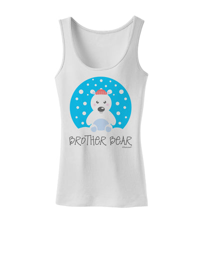 Matching Polar Bear Family - Brother Bear Womens Tank Top by TooLoud-Womens Tank Tops-TooLoud-White-X-Small-Davson Sales