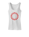 TooLoud Watercolor Peppermint Womens Petite Tank Top-TooLoud-White-X-Small-Davson Sales