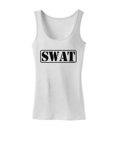 SWAT Team Logo - Text #2 Womens Tank Top by TooLoud-Womens Tank Tops-TooLoud-White-X-Small-Davson Sales