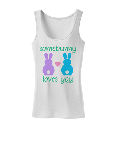 Somebunny Loves You Womens Tank Top by TooLoud-Womens Tank Tops-TooLoud-White-X-Small-Davson Sales