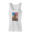 Adopt Cute Kitty Cat Adoption Womens Petite Tank Top-TooLoud-White-X-Small-Davson Sales