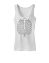 Skeleton Ribcage Halloween Womens Tank Top-Womens Tank Tops-TooLoud-White-X-Small-Davson Sales