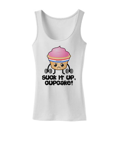 Suck It Up Cupcake Design Womens Tank Top by TooLoud-Womens Tank Tops-TooLoud-White-X-Small-Davson Sales