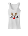 Matching Family Christmas Design - Reindeer - Little Womens Tank Top by TooLoud-Womens Tank Tops-TooLoud-White-X-Small-Davson Sales