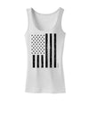 Stamp Style American Flag - Distressed Womens Tank Top by TooLoud-Womens Tank Tops-TooLoud-White-X-Small-Davson Sales