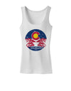 Grunge Colorado Emblem Flag Womens Petite Tank Top-Womens Tank Tops-TooLoud-White-X-Small-Davson Sales