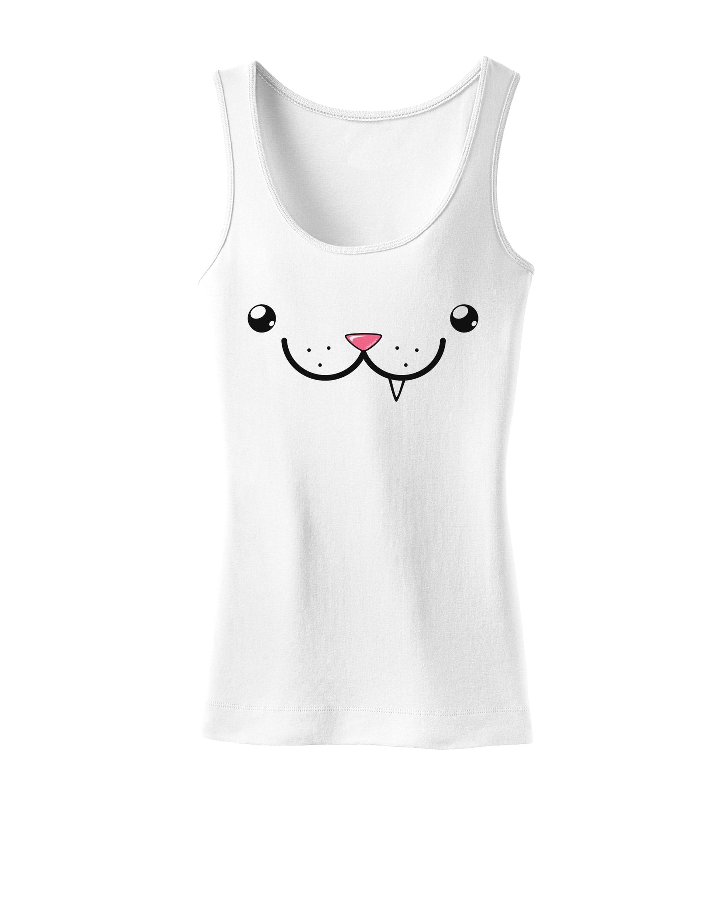 Kyu-T Face - Snaggle the critter Womens Tank Top-Womens Tank Tops-TooLoud-White-X-Small-Davson Sales