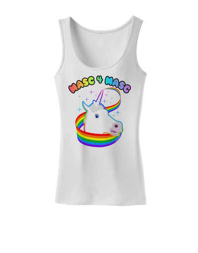 Masc 4 Masc Pranciful Unicorn Womens Tank Top-Womens Tank Tops-TooLoud-White-X-Small-Davson Sales