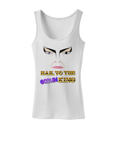 Hail to the Goblin King Womens Petite Tank Top-TooLoud-White-X-Small-Davson Sales