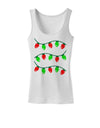 Christmas Lights Red and Green Womens Tank Top-Womens Tank Tops-TooLoud-White-X-Small-Davson Sales