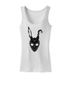 Scary Bunny Face Black Womens Tank Top-Womens Tank Tops-TooLoud-White-X-Small-Davson Sales